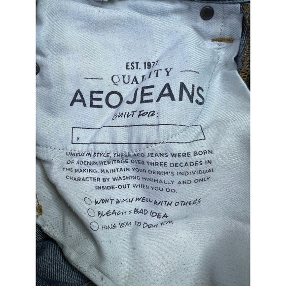 American Eagle Original Straight Jeans Mens 29x32 Medium Wash Denim - Picture 7 of 14